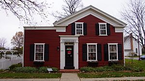 Maumee OH - Greek Revival Townhouse - Built in 1840's - Originally located on Wayne and Gibbs Street in Maumee - Donated by Mr and Mrs Charles Reynolds 02
