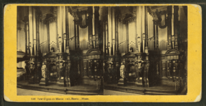 New organ in music hall, Boston, Mass, by Bierstadt Brothers 2