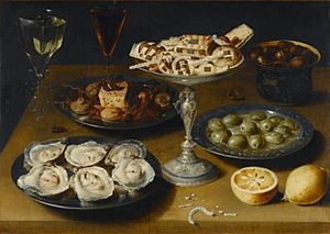 Osias Beert - Oysters 1610