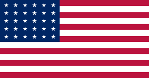 US flag 30 stars