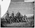 Washington, D.C. Gen. John F. Hartranft and staff, responsible for securing the conspirators at the Arsenal LOC cwpb.04199