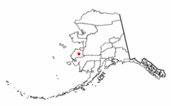 Location of Pitkas Point, Alaska