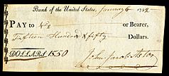 ASTOR, John Jacob (signed check)