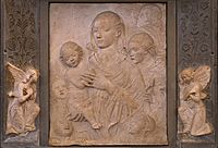 Agostino di Duccio, Madonna and Child with Angels, 1463-70, Bargello, Florence