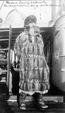 Alaska musher in 1909