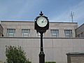 Clock at Burnet County, TX, Courthouse IMG 1986