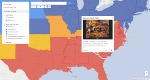 Google My Maps Civil War Example