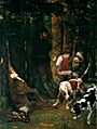 Gustave Courbet - The Quarry (La Curée) - WGA5466