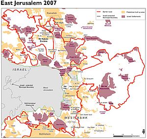 Jerusalem-barrier June 2007-OCHAoPt