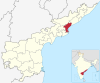 Kakinada in Andhra Pradesh (India).svg