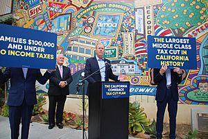 Kevin Faulconer press conference in Downey (51175802445)