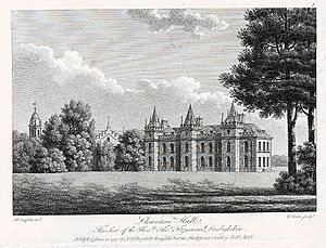 Llewenni Hall - the seat of the honble Thos Fitzmaurice, Denbighshire