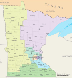 Minnesota Congressional Districts, 113th Congress