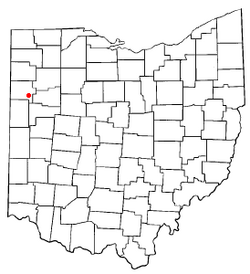 Location of Venedocia, Ohio