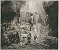 Rembrandt Harmensz. van Rijn - Christ Crucified Between the Two Thieves ("The Three Crosses") - Google Art Project