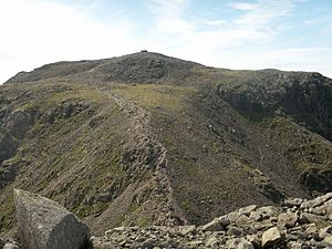Scafell Pike from Broad Crag