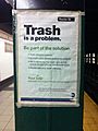 Trash in the NYC Subway vc