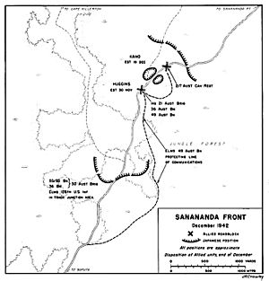 USA-P-Papua-11 Map 11 milner Sanananda Front December 1942 