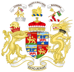 Coat of Arms of the Viscount Gough.svg