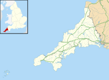 Wheal Jane is located in Cornwall