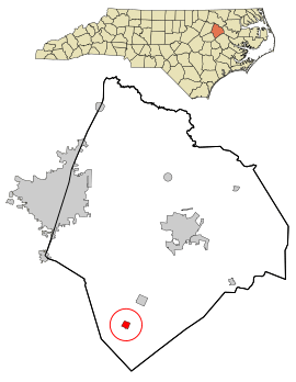 Location in Edgecombe County and the state of North Carolina.