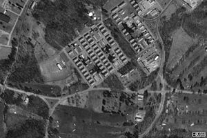 Fort Devens barracks from the air