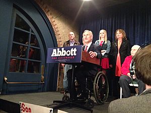 Greg Abbott win the Texas GOP nomination for Governor in San Antonio (15195108399)