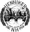 Official seal of Henniker, New Hampshire