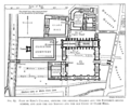 Historical plan of King's College, Cambridge - unbuilt 1440s scheme (1897) - cambridgedescri00atkiuoft 0449