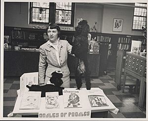 Hosmer Children's Librarian Betty Welles
