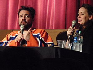 Kevin Smith and Jennifer Schwalbach in 2011