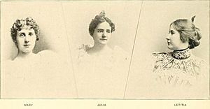 Mary, Julia and Letitia Stevenson