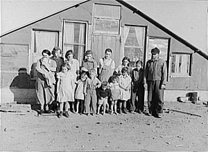 Mennonite family in Montana 1937