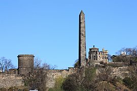 Old Calton Burial Ground as seen from the south