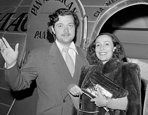 Orson Welles & Dolores del Rio, 1941