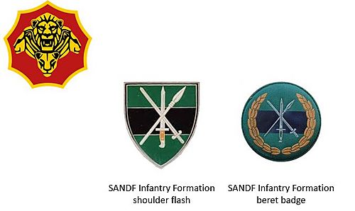 SANDF era Infantry Formation insignia