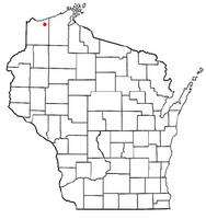 Location of Maple, Wisconsin