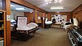 A casket showroom in Billings, Montana