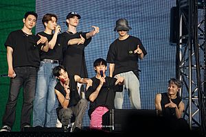 Got7 at the Fancon 'Homecoming' concert on May 22, 2022.jpg