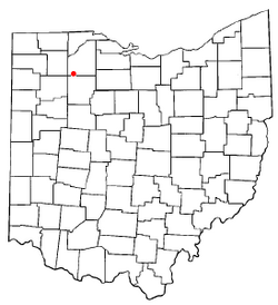 Location of Hoytville, Ohio