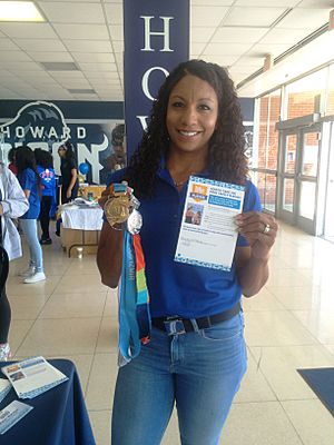 Olympic Medalist Maritza Correia takes the Pledge (25899205524).jpg