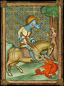 Saint George et le dragon, enluminure.jpg