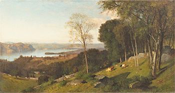 Samuel Colman - Hudson River from Irvington