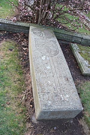 The grave of Hugo Charteris, Aberlady Churchyard