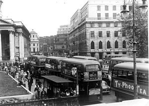 Trafalgar Square London England July 1957