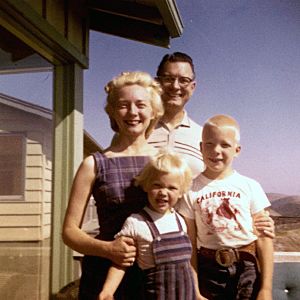 W.H. Shumard family, circa 1955