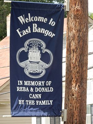 Welcome Sign in East Bangor, PA