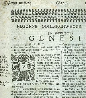 Algonquian Genesis 1