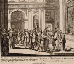 Baptême du prince de Portugal sous le nom de Pierre III, prince du Brésil - Bibliothèque nationale de France