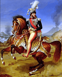Equestrian portrait of Joachim Murat